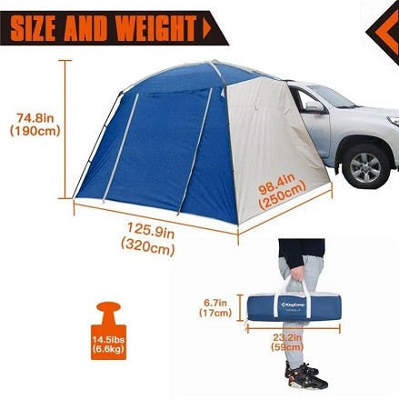 KingCamp KT4087 Awning Catania Blue