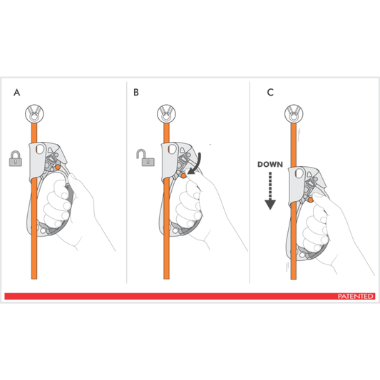 CLIMBING TECHNOLOGY QUICK’UP+ LEFT OR RIGHT ASCENDER