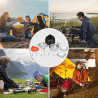 KingCamp KA2008 Adventurer II Cooking Set Silver