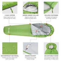 KingCamp KS3131 TRECK 300L Mummy Sleeping Bag Durable