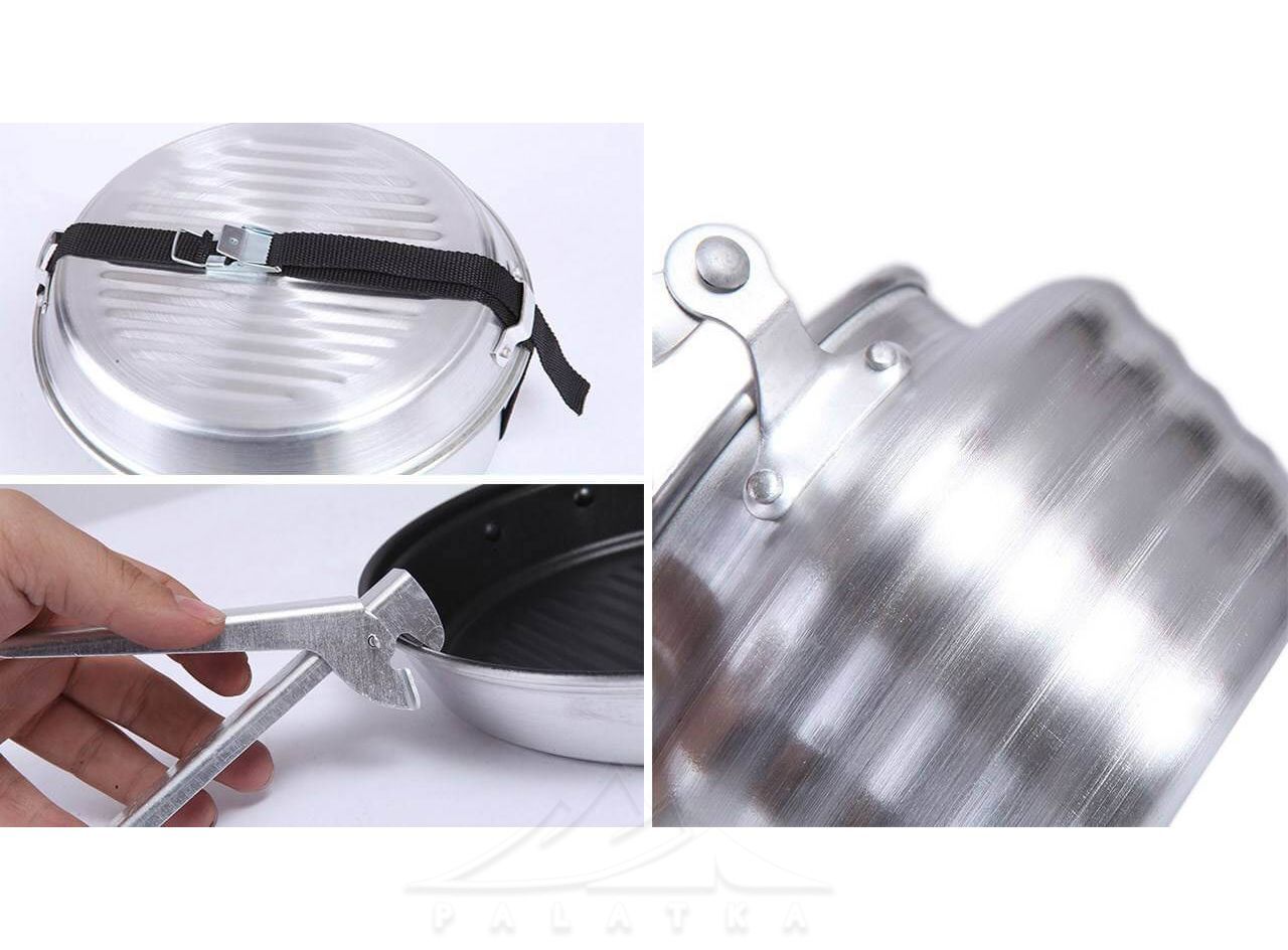 Kingcamp KP3903 Camper 4 Kettles Silver