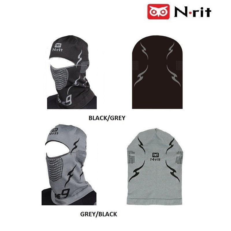 N Rit Tube9 Balaclava Black NR TUB10HB
