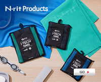 N rit I Tech Plain Towel Mint Blue NSC418XLMBLU