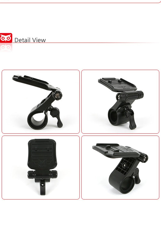 N rit Bike light holder Black