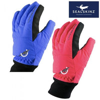 SEALSKINZ KJ118 CHILDRENS WATERPROOF GLOVES PINK Black