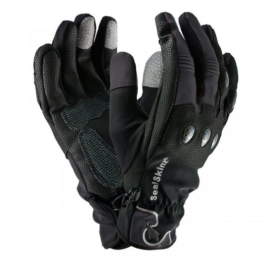 SealSkinz KJ221 Lightweight Motorcycle Gloves Black