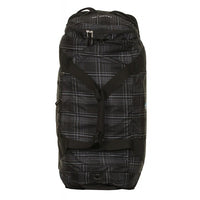 Deuter Tramp 90L Black Check Duffel with Trolley