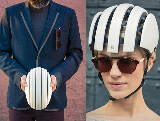 Carrera Foldable Helmat Gloss White ML 58 61cm
