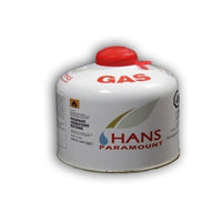 Hans Butane Gas Cartridge 230gm Bottle White