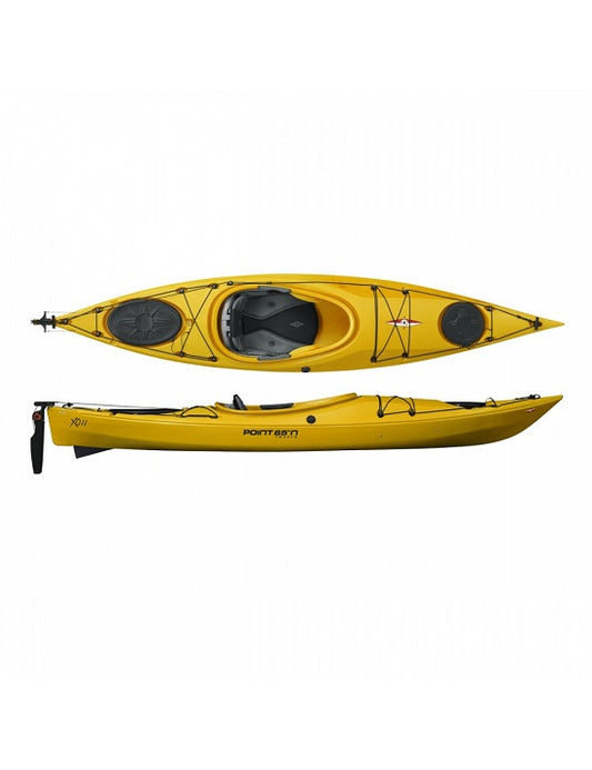 Point 65°N SWEDEN KAYAK XO11 GS Rudder &amp; Skeg  Yellow