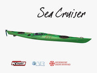Point 65°N SWEDEN KAYAK SeaCruiser Rudder &amp; Skeg Lime