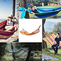 KingCamp KG3763 Canvas Hammock Orange Stripe