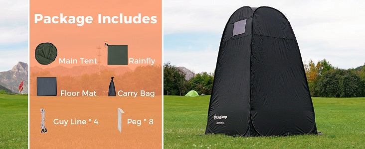 KINGCAMP KT4015 Genova MultiTent OUTDOOR PORTABLE POP UP TENT  BLACK