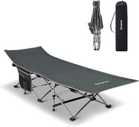 KINGCAMP KC2026 OAK C10 COT OVERSIZED HEAVY DUTY BLACK GREY