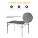 KingCamp KC3866 4 6 Person Aluminum Alloy Table Silver Black