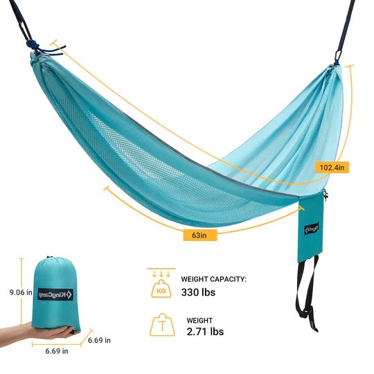 KingCamp KG2501 Cinderella Hammock CYAN