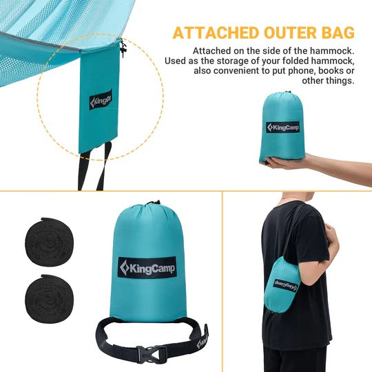 KingCamp KG2501 Cinderella Hammock CYAN