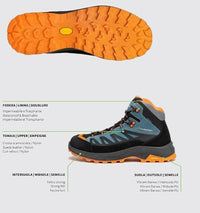 GARSPORT Giau Mid Wp Teal Orange