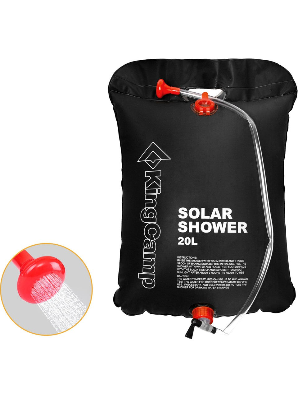 Kingcamp KA3658 Solar Shower 20L Camping Shower