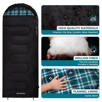 KingCamp KS2211L Cloud 300 Ultra Sleeping Bag Black