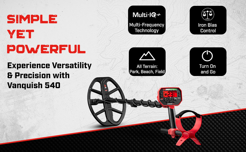 MINELAB Vanquish 540 Metal Detector